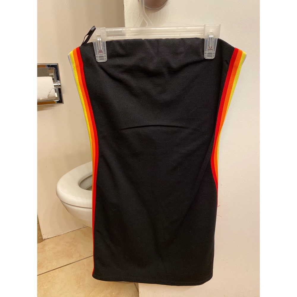 Black tube dress